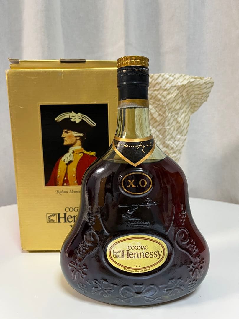 倖毅　ヘネシー コニャック XO 金キャップ グリーンボトル 古酒