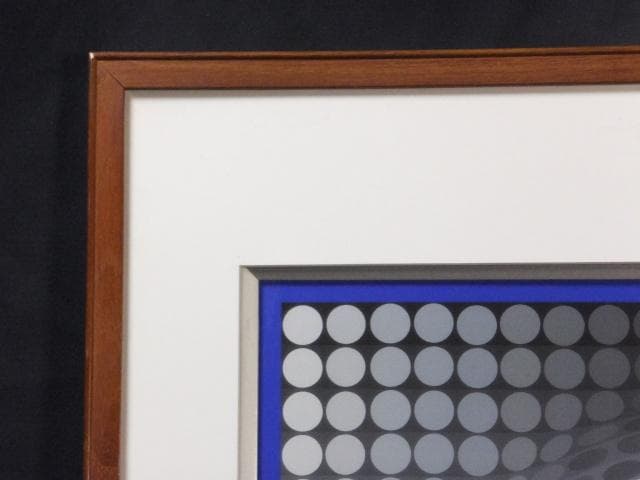 現代美術　ヴィクトル・ヴァザルリ　直筆サイン『SOL_UT』0317L