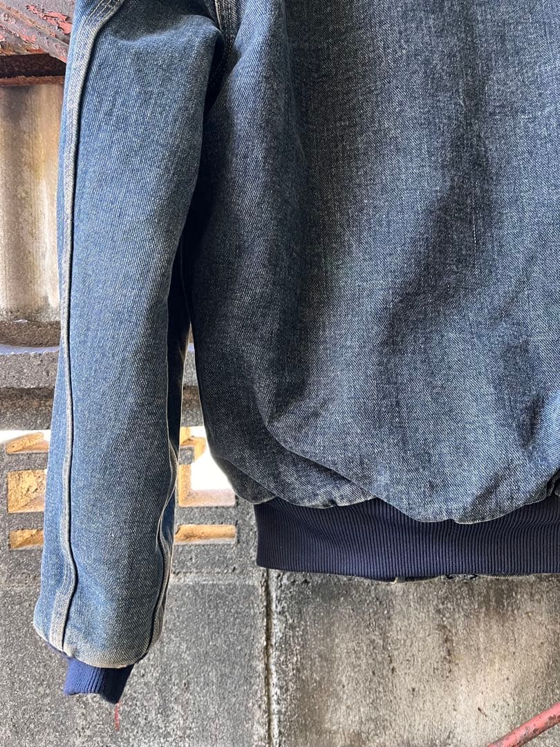 希少carharttカーハートデニムアクティブジャケットM裏ブランケットUSA製