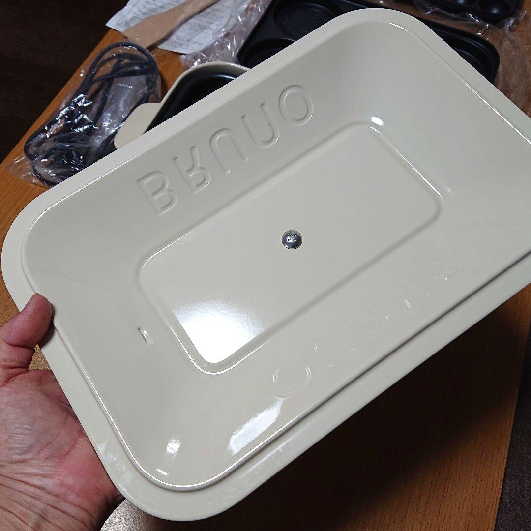 BRUNO【スヌーピーSNOOPY】ホットプレート、ホワイト