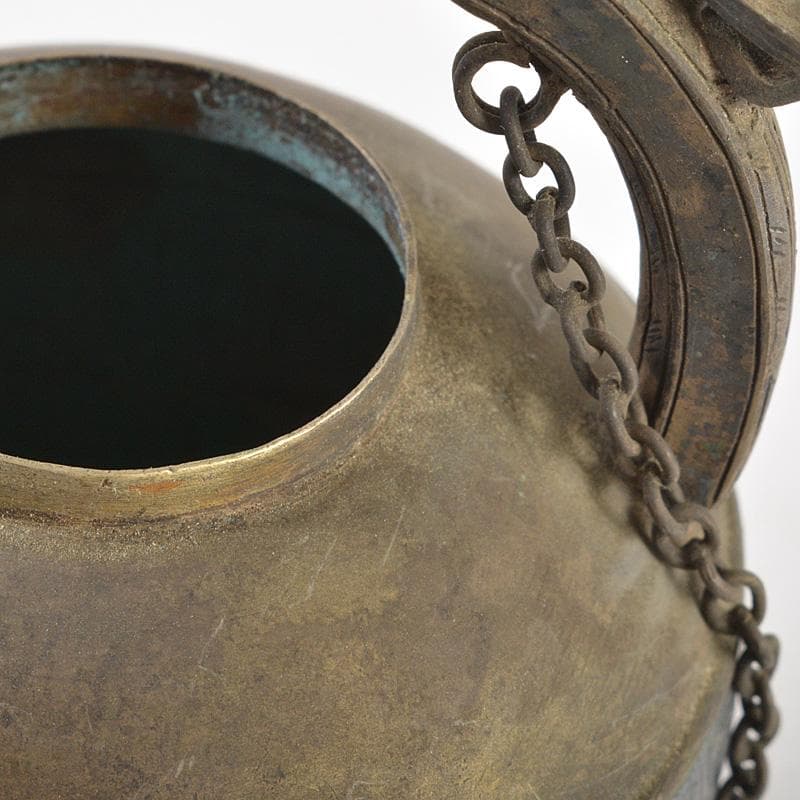 中国　古銅青銅　饕餮文　水注　水滴　M　R7365