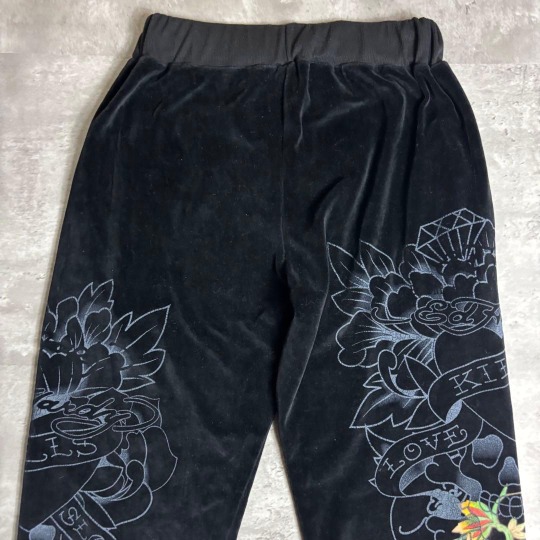 エドハーディー セットアップ ベロア XXL