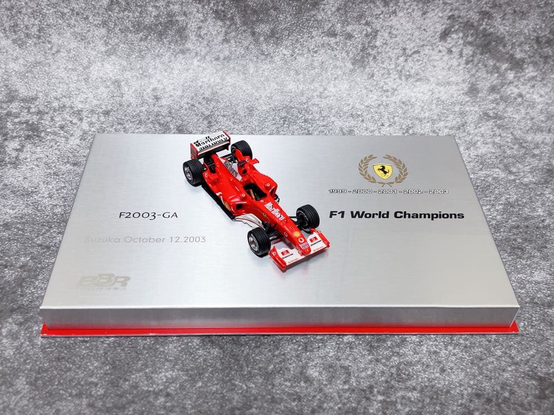 メイクアップ × BBR 1/43 フェラーリ F2003 鈴鹿サーキット