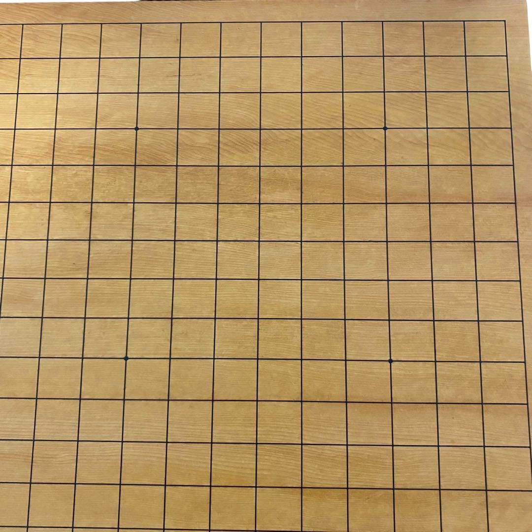 碁盤　本榧　ヘソ付　脚付　厚み19.5cm へそあり 囲碁盤　約22kg ケース