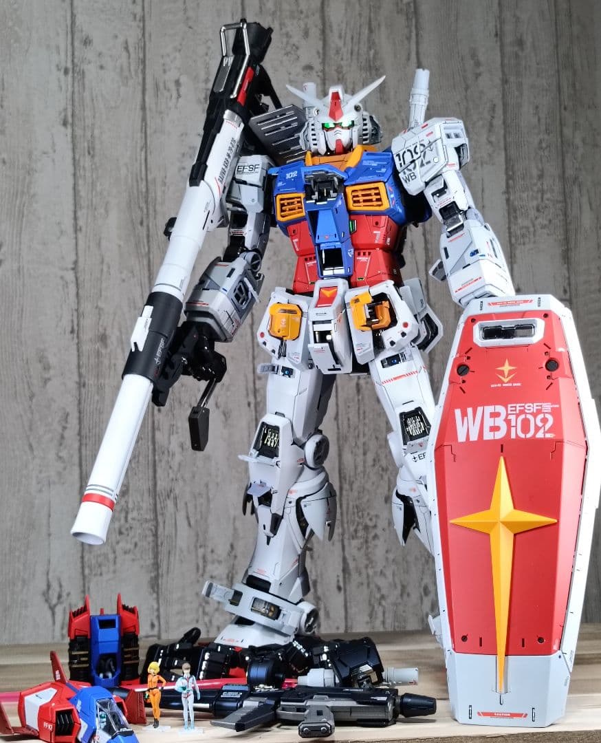 PG UNLEASHED1/60RX-78-2 ガンダム　オリジナル　完成品