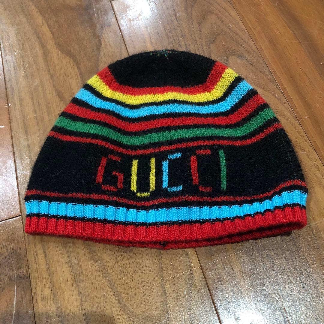 新品未使用　グッチ　GUCCI Kids キッズ　ニット帽