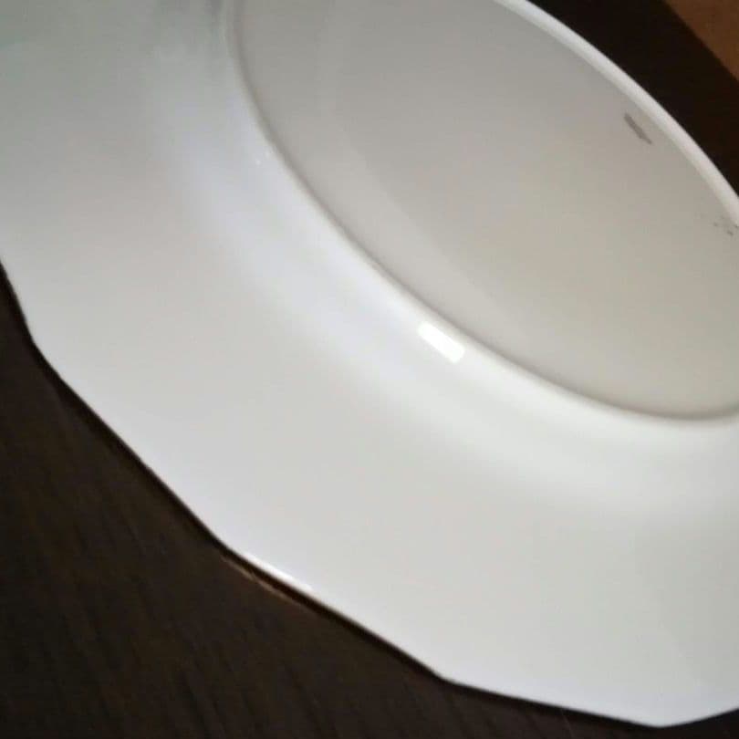 逸品　金彩装飾　ケーキ皿　飾り皿　アールデコ　Cauldon　英国 1905年製