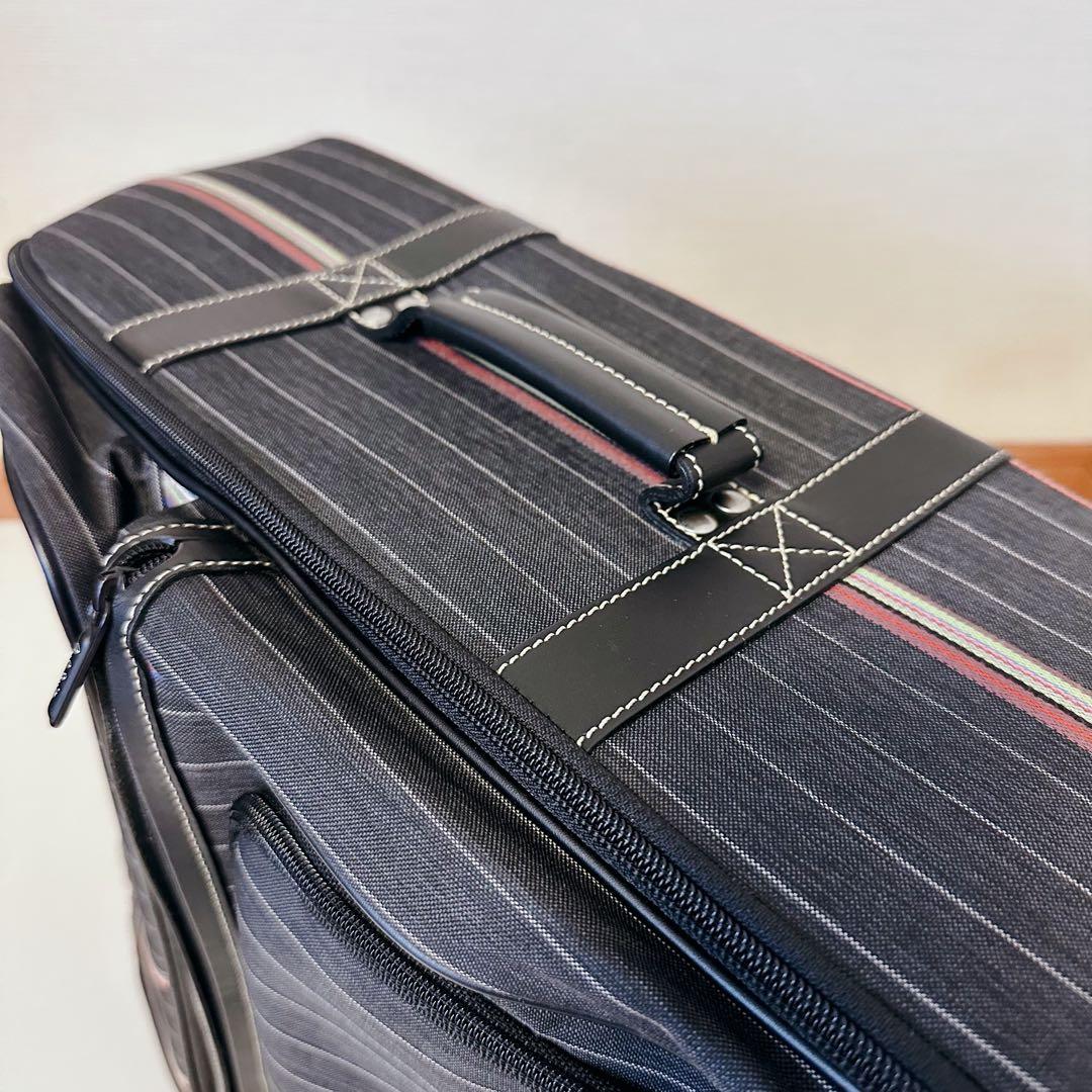 【美品】ポールスミス　マルチストライプデザイン キャリーケース　機内持ち込み