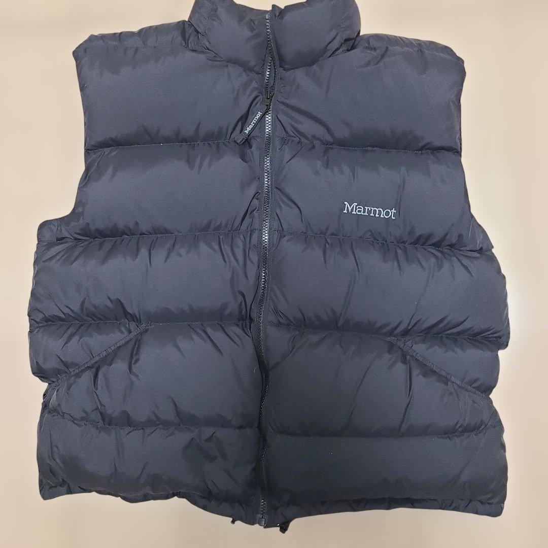 u*1様 Marmot　ダウンベスト　黒