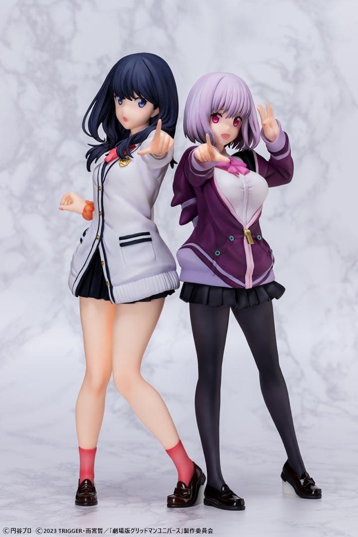 SSSS.GRIDMAN「宝多六花」 「新条アカネ」1/4スケールフィギュア