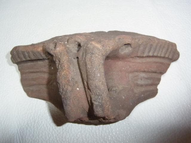 ◆希少 1930年代出土◆鎌倉市 寺分富士塚遺跡 縄文土器片と石器