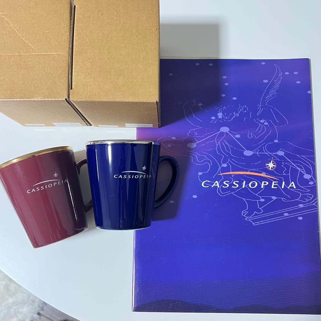 【寝台特急カシオペア】ノリタケ マグカップ&カタログ・未使用新品
