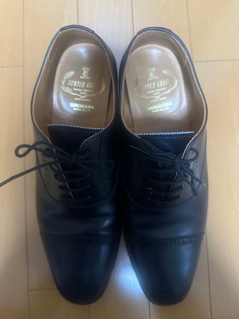 Scotch Grain ネイビー ビジネスシューズ
