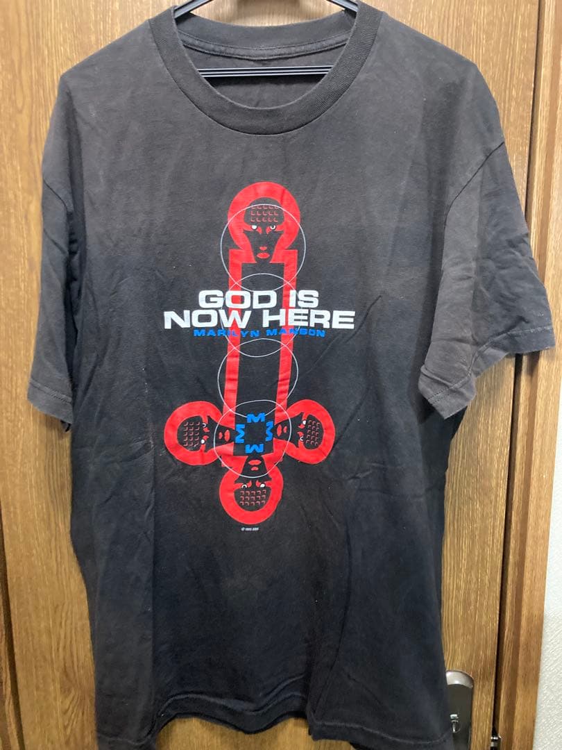 レア マリリン・マンソン Tシャツ「GOD IS NOW HERE」