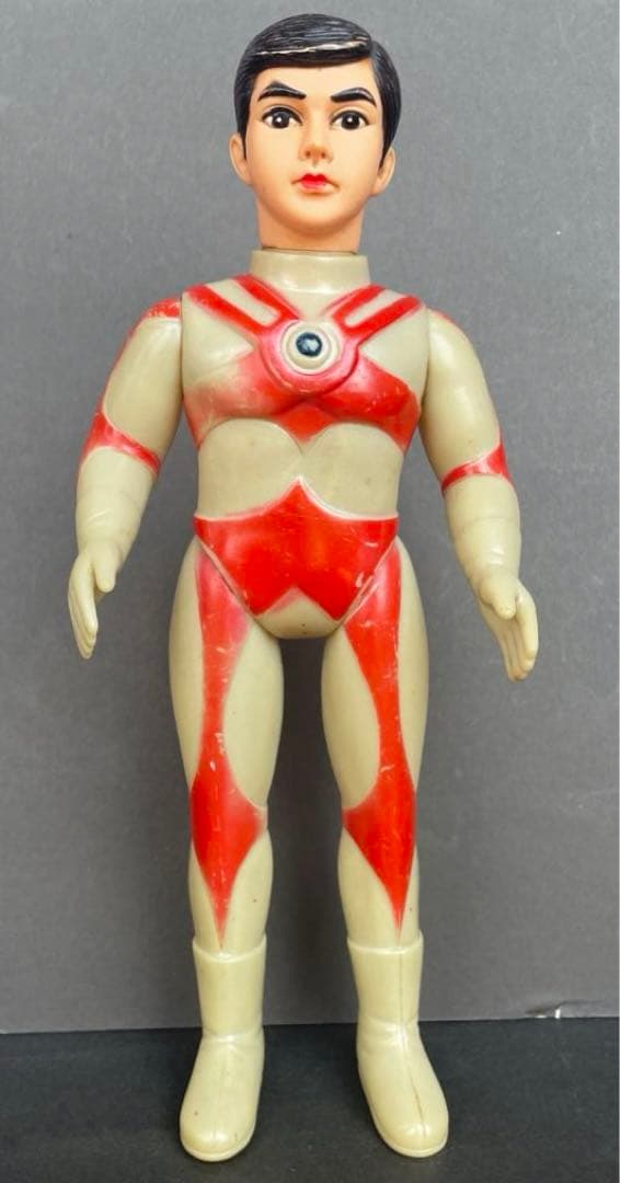 ブルマァク　ウルトラマンエース　大サイズ　 面取れソフビ　面なし