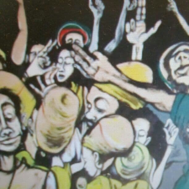 大迫力！手書きの絵 絵画 グラフティ 美術