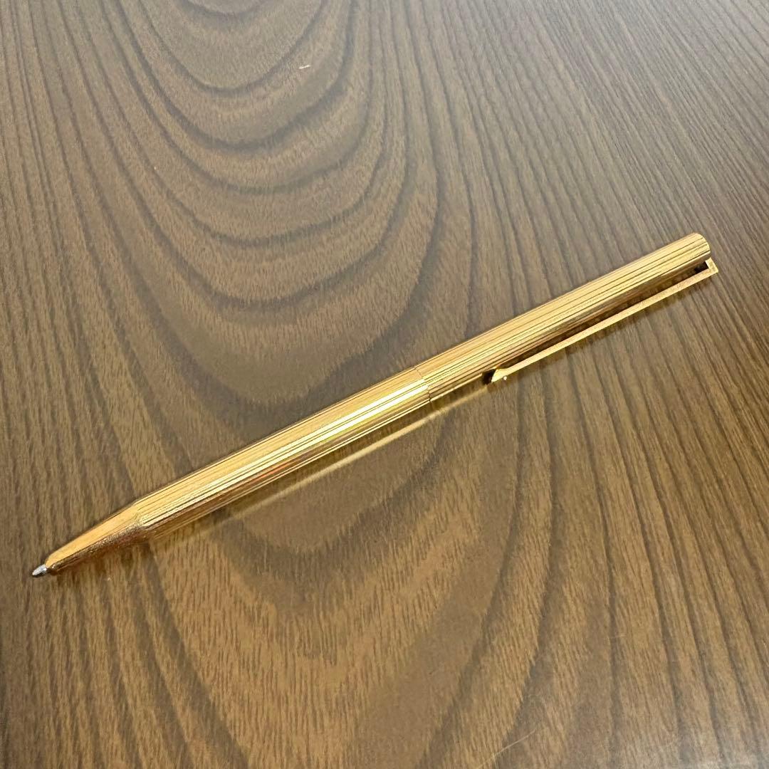 S.T.DUPONT デュポン ボールペン ツイスト式ゴールドプレート