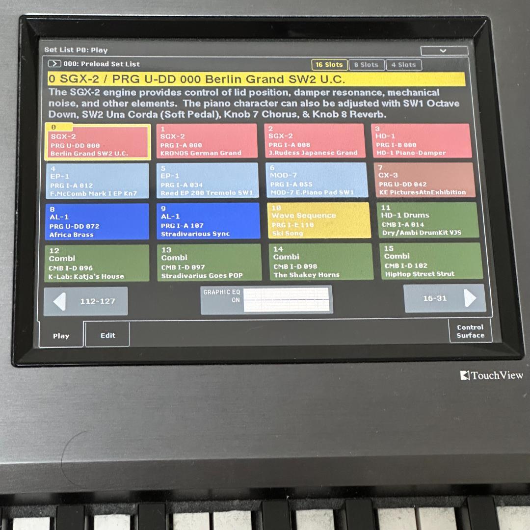 KORG　KRONOS X　88　ミュージックワークステーション シンセサイザー