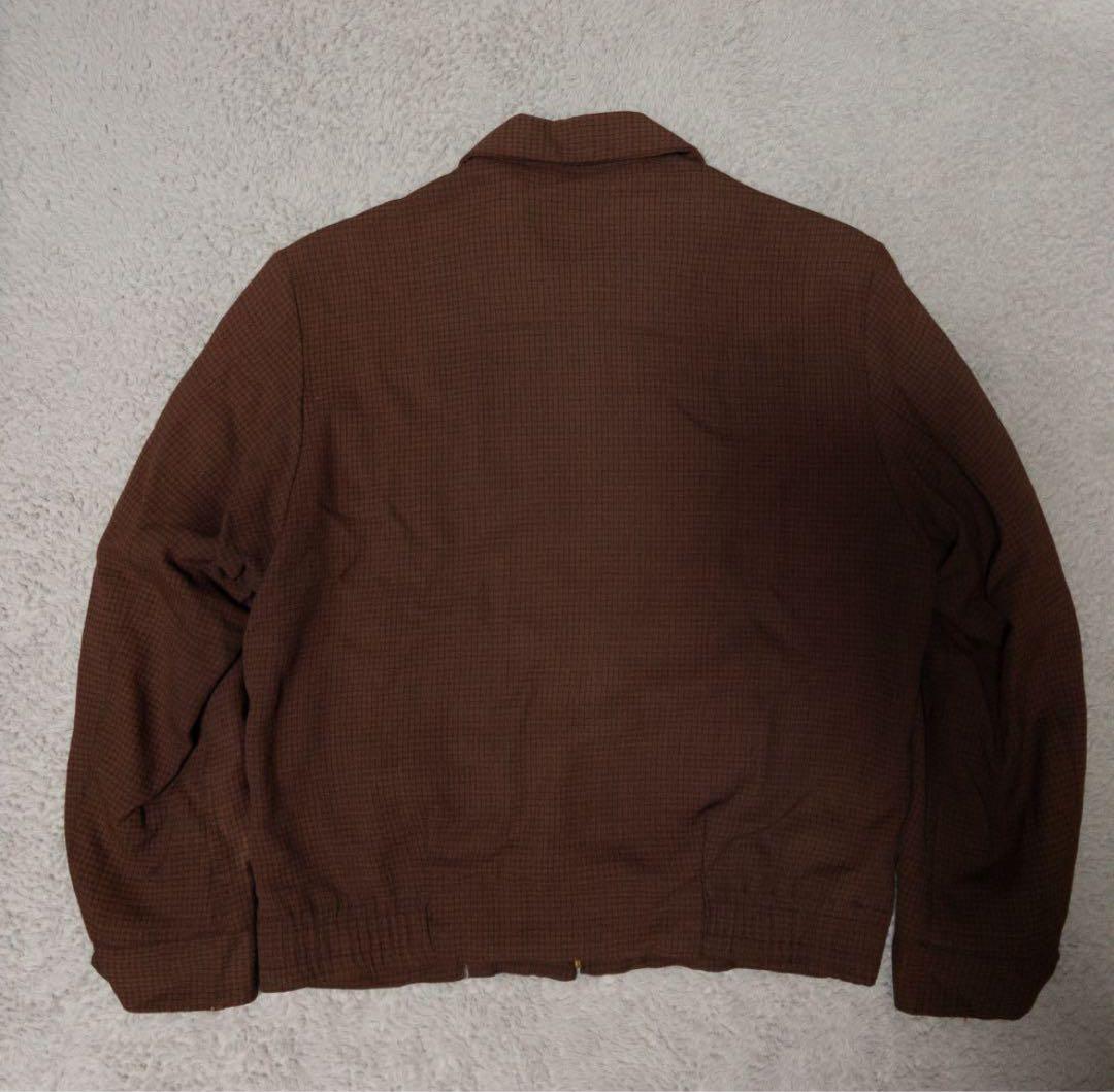 ま*た様 40s~50s airman ギャバジャン ウール レーヨン 表記サイ