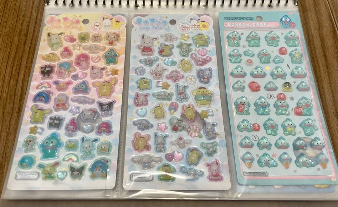 正規品 ボンボンドロップシール うるちゅるポップシール おはじきシール 30枚