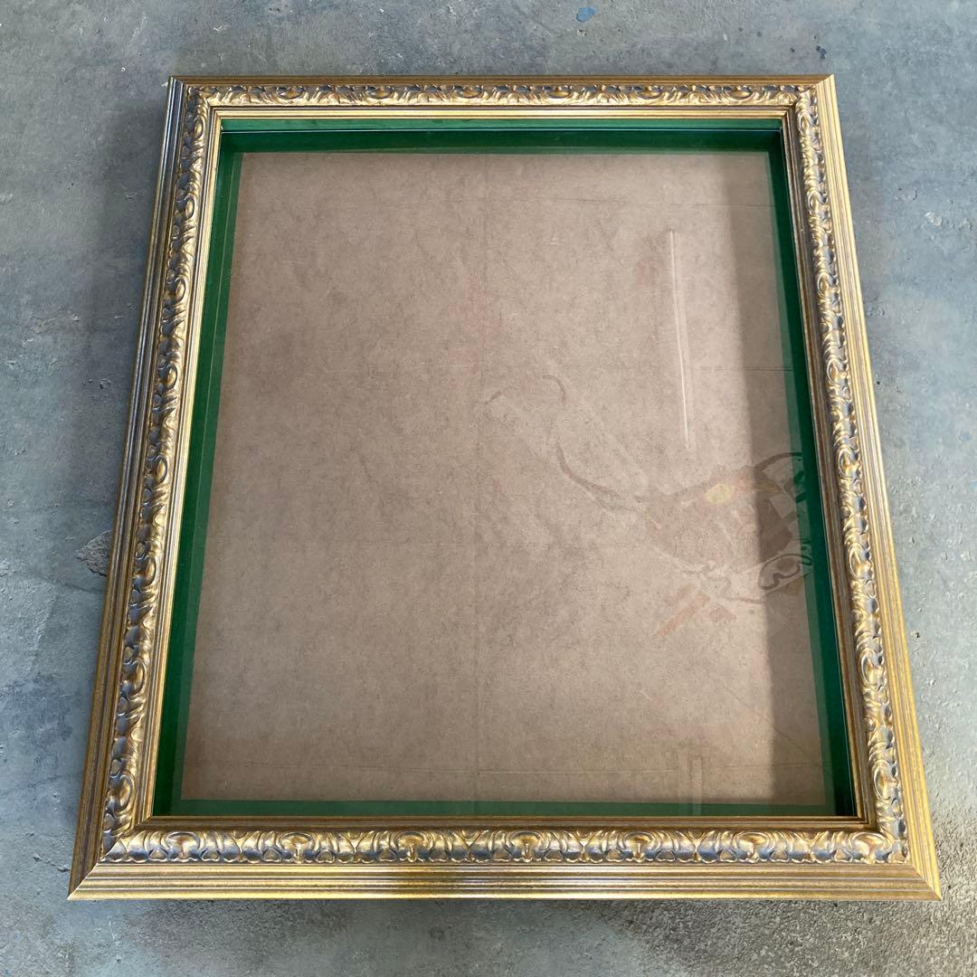 き*ん様 ※規格外サイズ F25に近い 油彩額縁 ゴールドフレーム