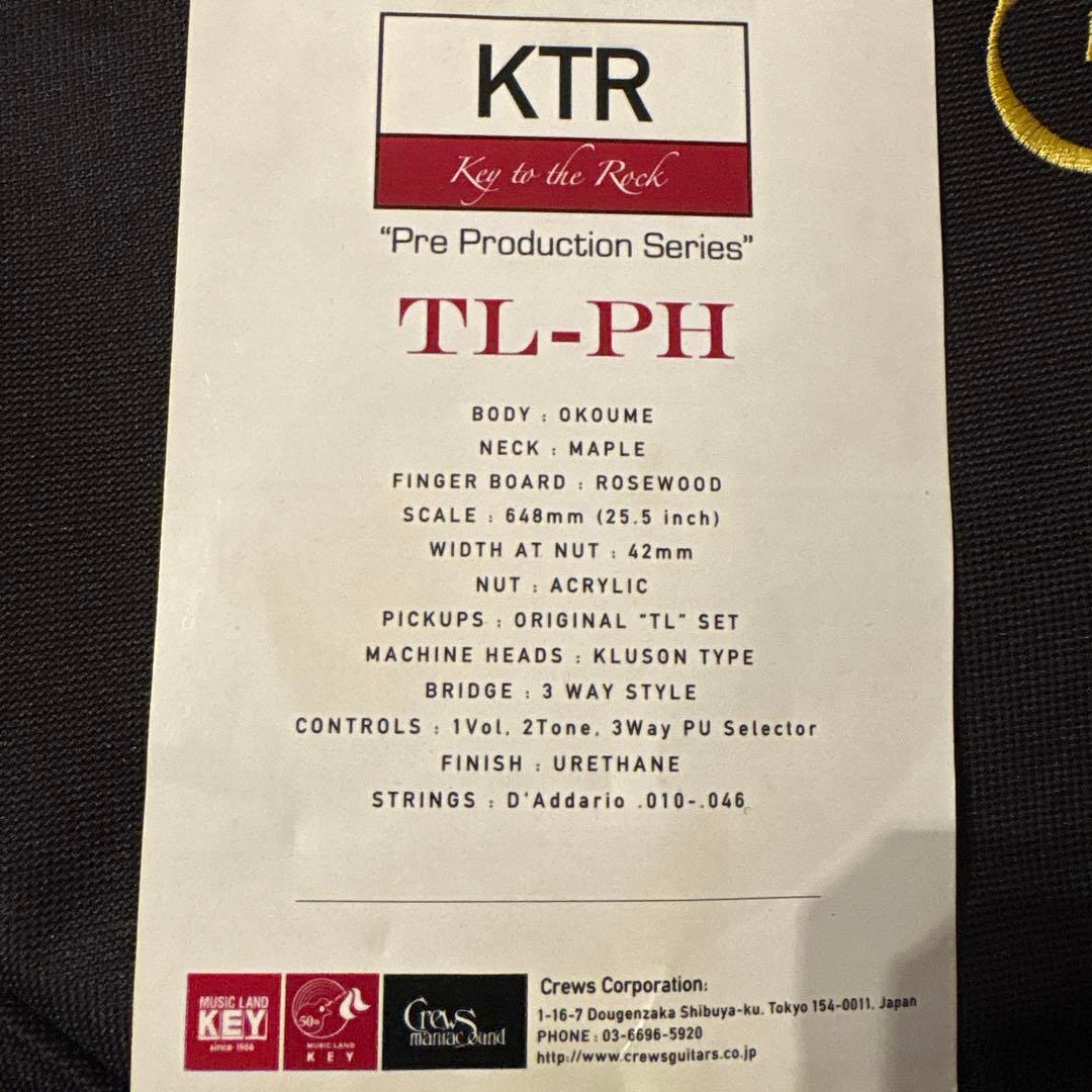 Crews maniac sound KTR TL-PH テレキャスター
