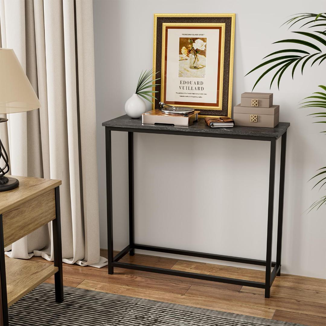 ☆インテリアほどの高級感　コンパクトの玄関テーブル　大理石