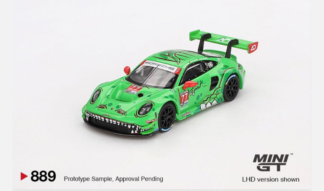 残少(1点) MINI GT 1/64 ポルシェ 911 GT3R#77