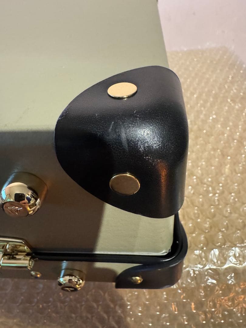 頂 極上ZERO GLOBE-TROTTER アタッシェ オリーブグリーン