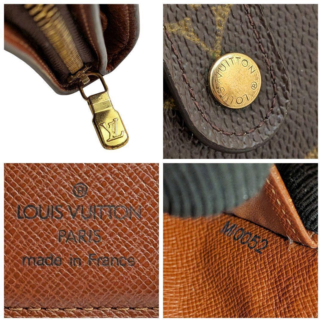 良品 ルイヴィトン モノグラム コンパクトジップ コンパクト財布 946