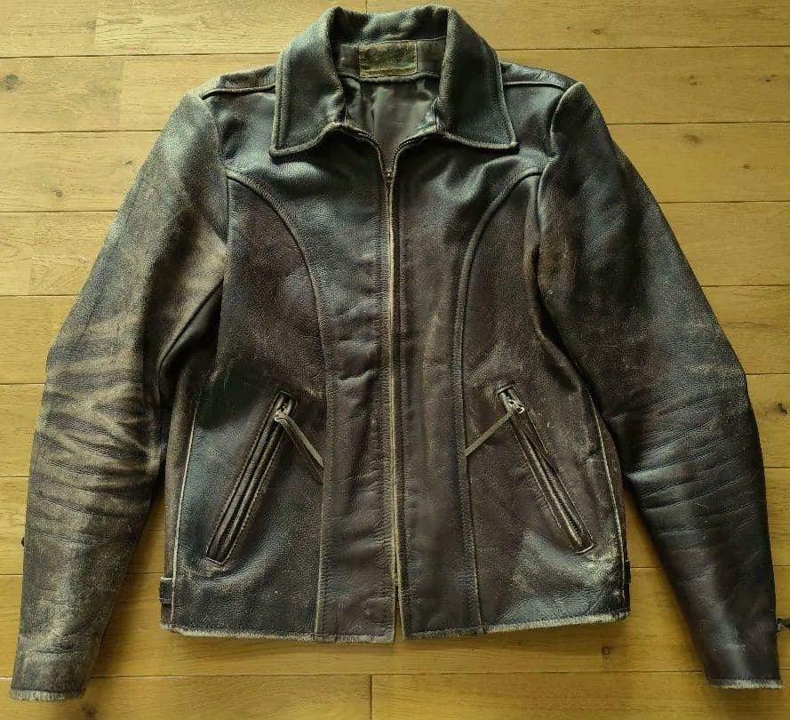 LVC Levi's リーバイス シボ革 レザージャケット 茶 M