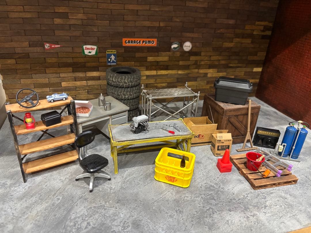 スケールガレージ　ミニチュア