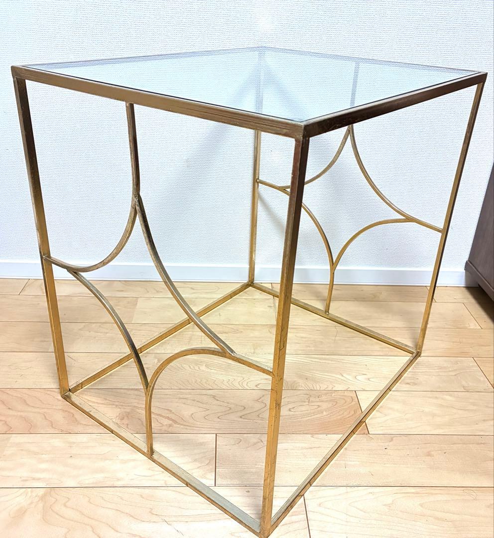 ZARA(ザラホーム) ガラスサイドテーブル