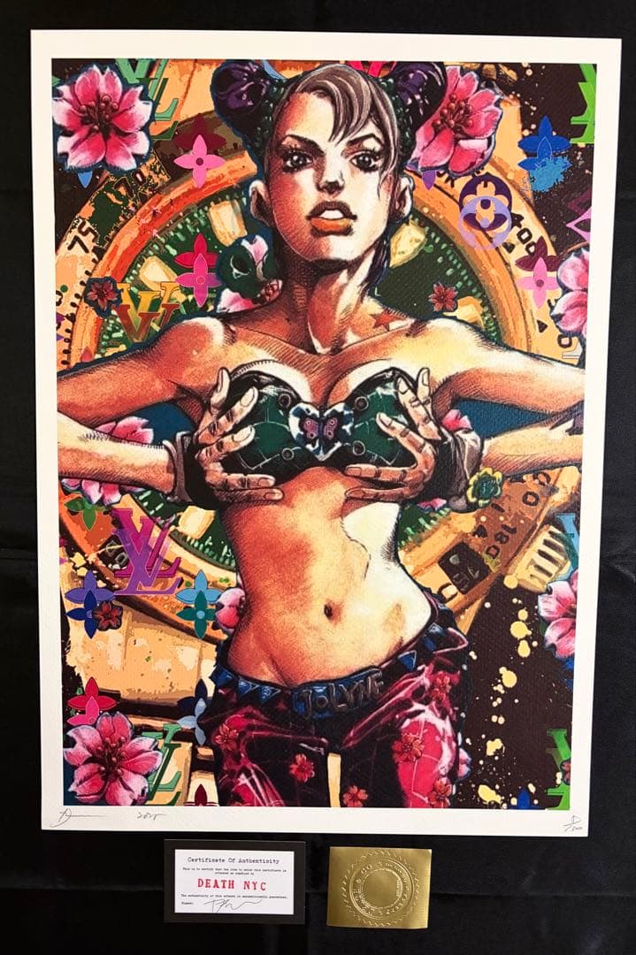 世界限定100枚 DEATH NYC アート ポスター jo08