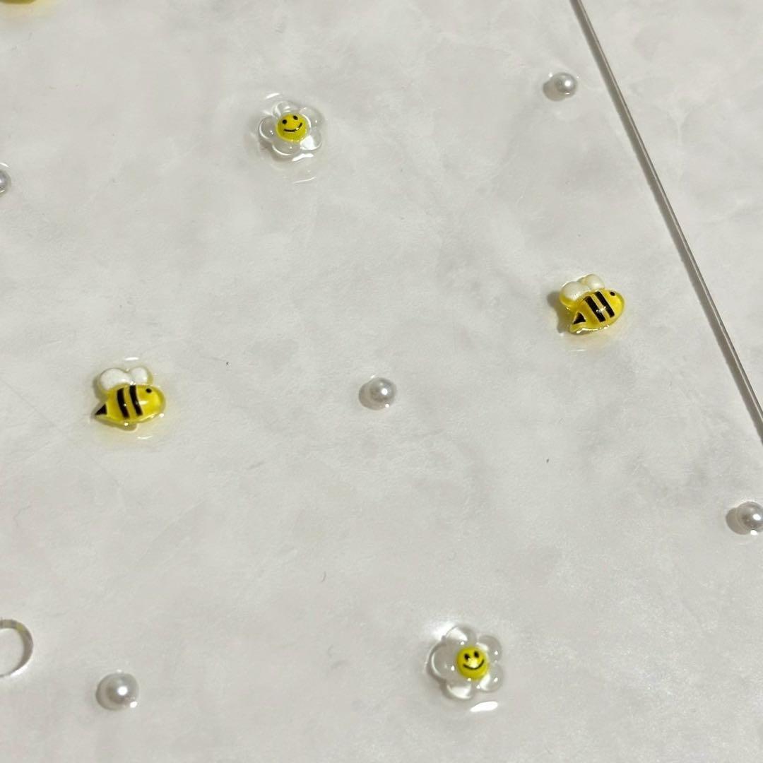 ✨milk⭐ ✨A6 アクリルレジンバインダー　リング付き