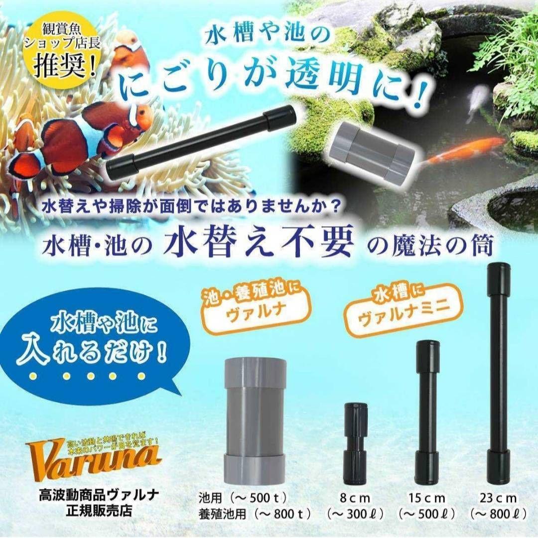 アロワナ飼育者絶賛！水槽の透明度抜群に！ヴァルナミニ　有害物質、病原菌も強力抑制