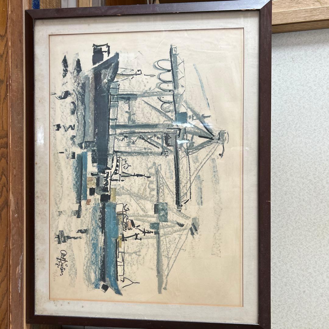 絵画　額入り