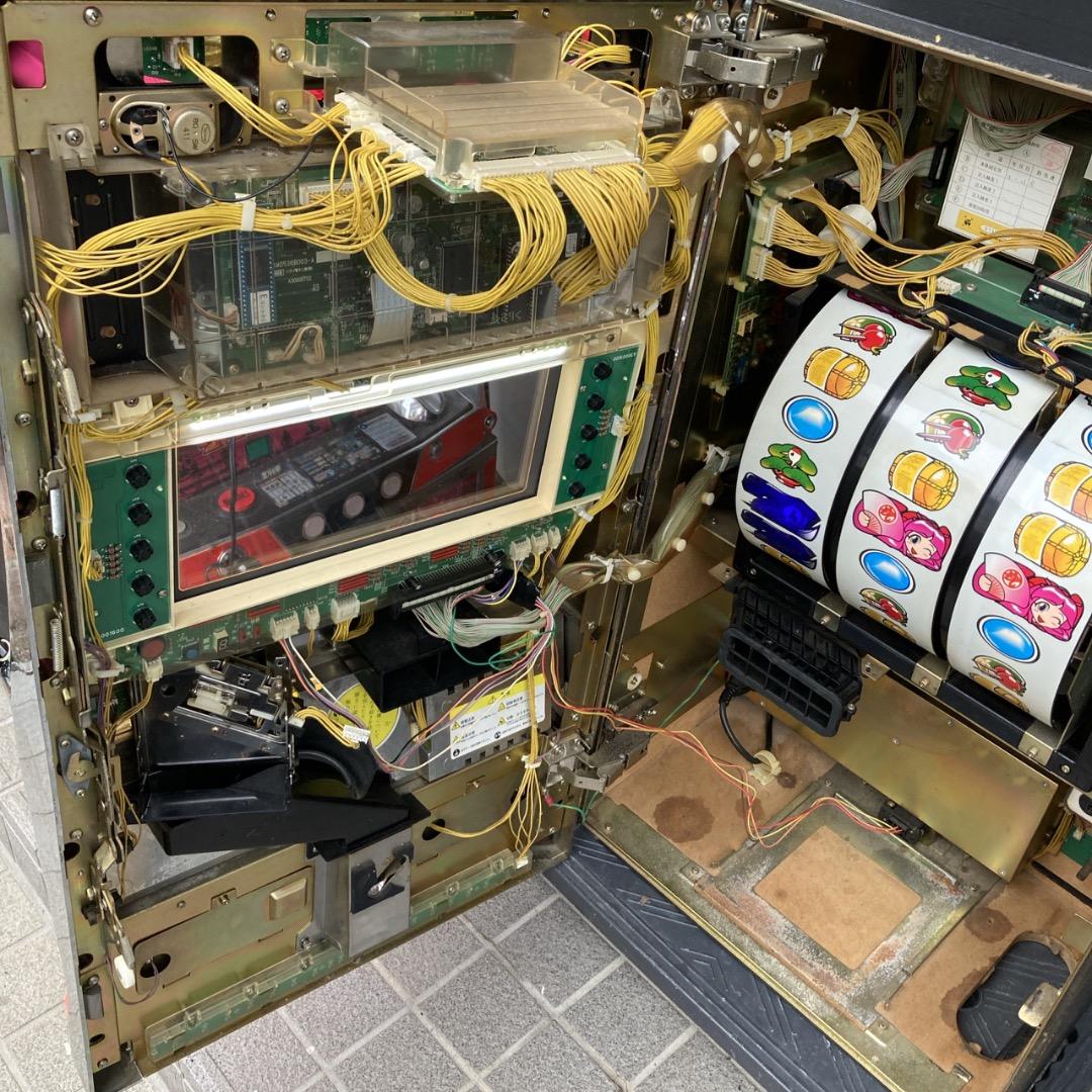 パーマン２号様スロット台 鍵あり 吉宗 初代 姫パネル 不要機 動作OK