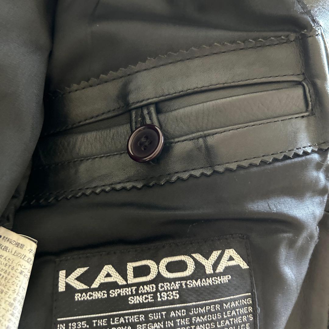 お値下げ！K'S LEATHER ブラックレザー シングルライダース