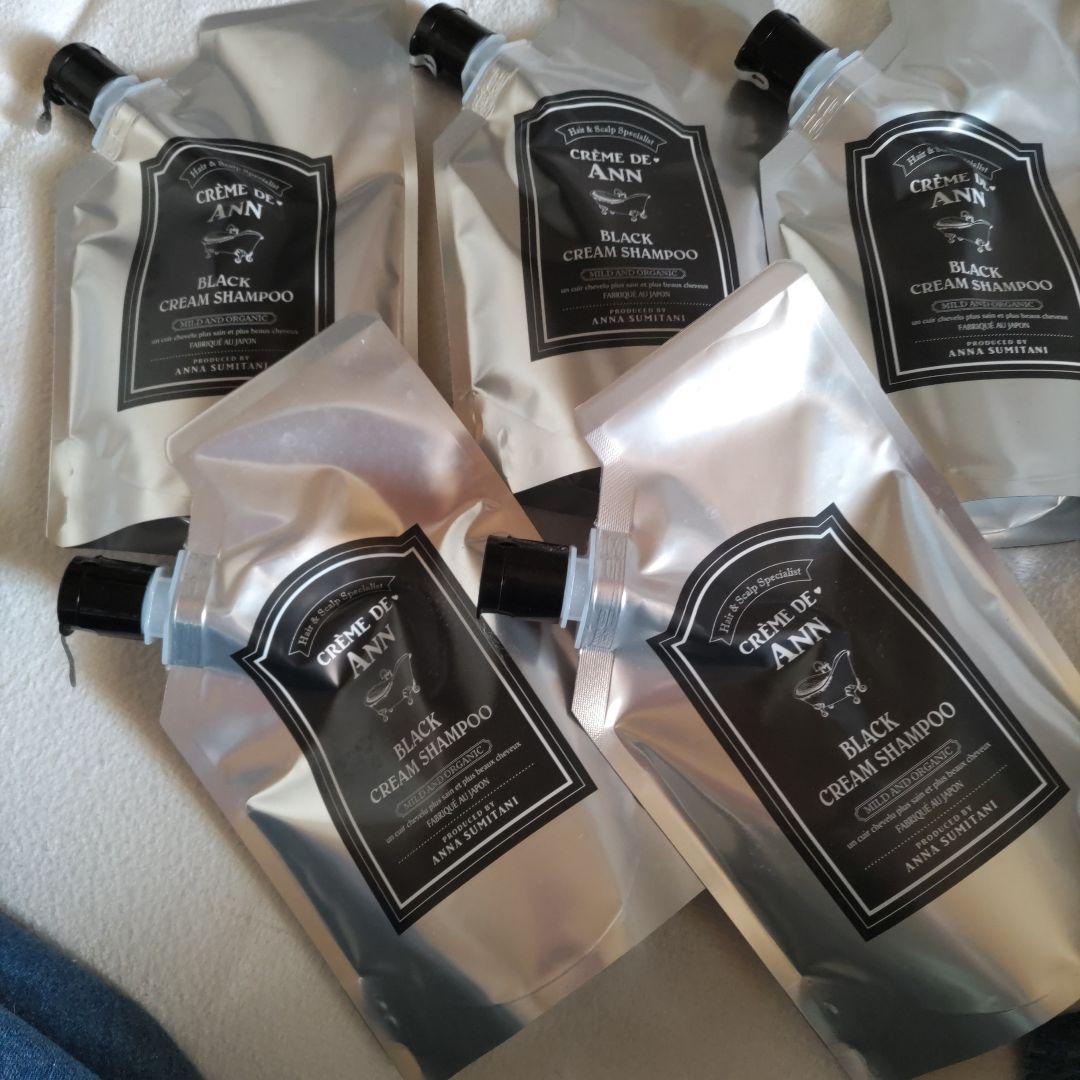 CREME DE ANN BLACK CREAM SHAMPOO 5 本セット
