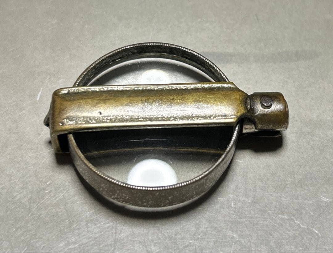 アンティーク コンパクト虫眼鏡