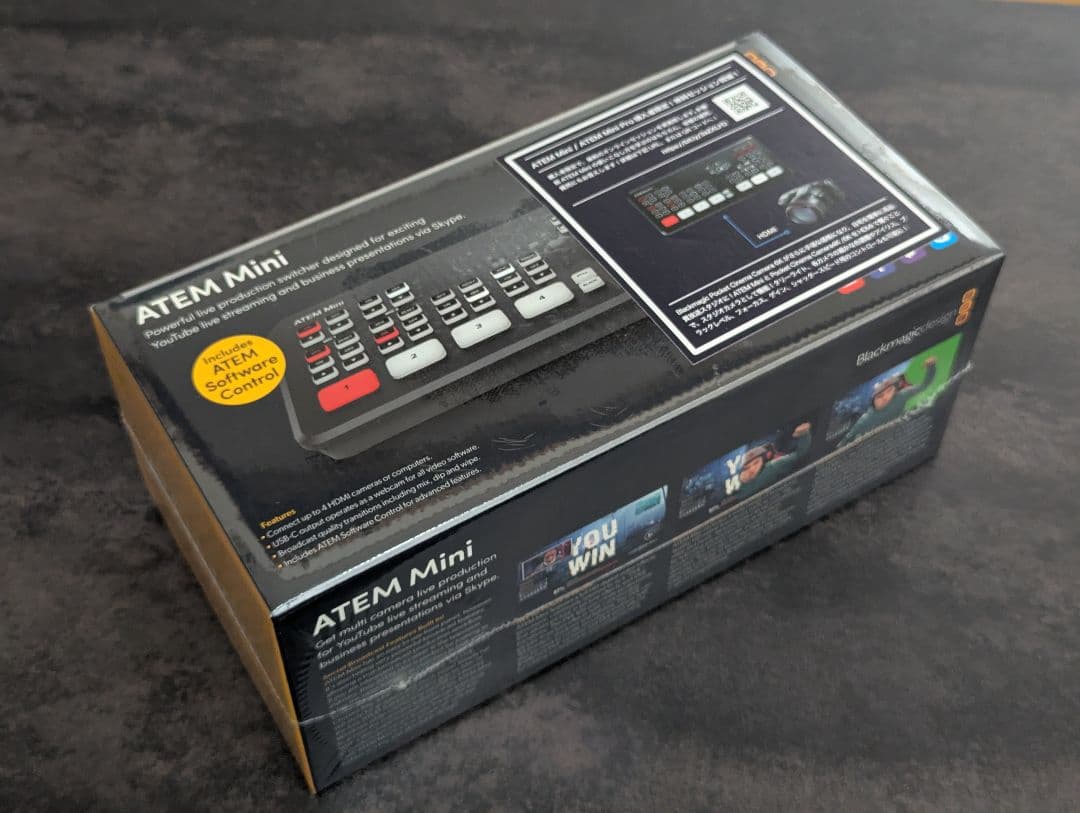 ATEM Mini ライブストリーミングスイッチャー