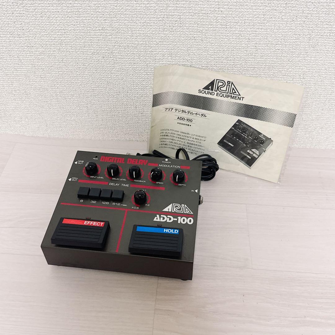 2201【美品】ARIA ADD-100 デジタルディレイ　日本製 エフェクター
