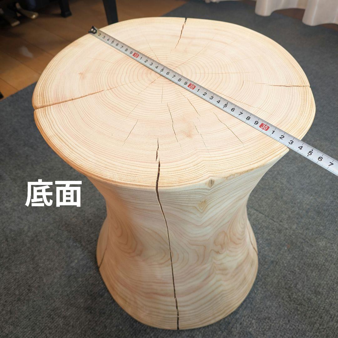 outdoorman　檜②　丸太　椅子　スツール　テーブル　高さ約40㎝