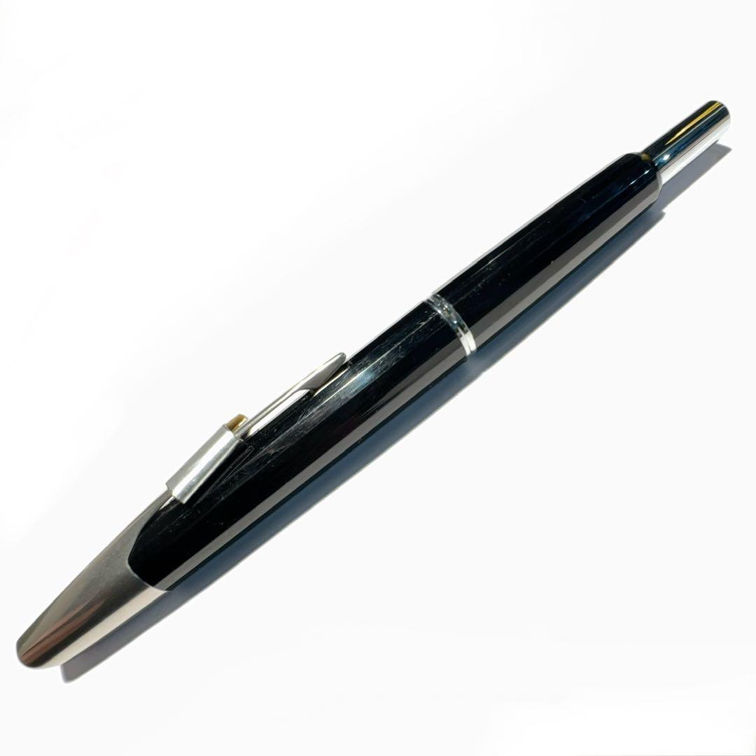 【廃番極稀少】PILOT キャップレス 多面体 未使用 タグ付き 黒 14K M