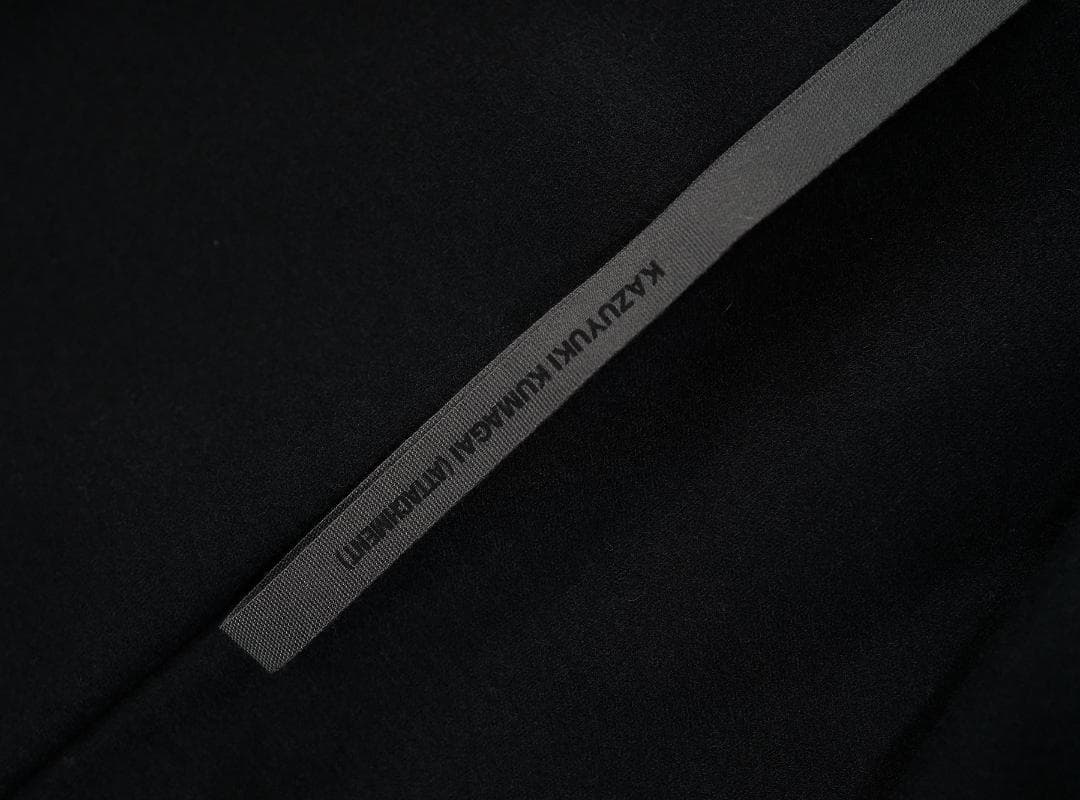 KAZUYUKI KUMAGAI ウールフランネルスムース ストールコート 1