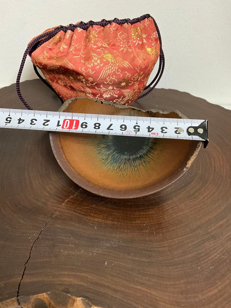 ★唐物古玩古董★宋時代　建窯 希少品 金兔毫 禾目天目茶碗　骨董品 アンティーク
