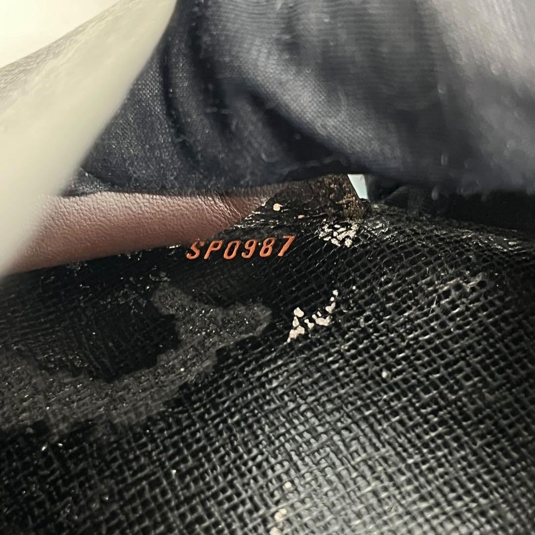 外観美品 ルイヴィトン エピ レザーリング式ファイル 黒 手帳 鑑定済 13