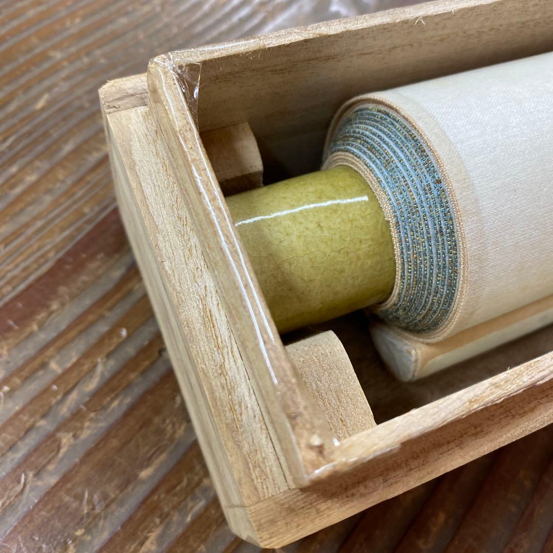 美品 掛け軸 二村絢子作 大幅 しだれ桜図 共箱 縁起物 枝垂桜