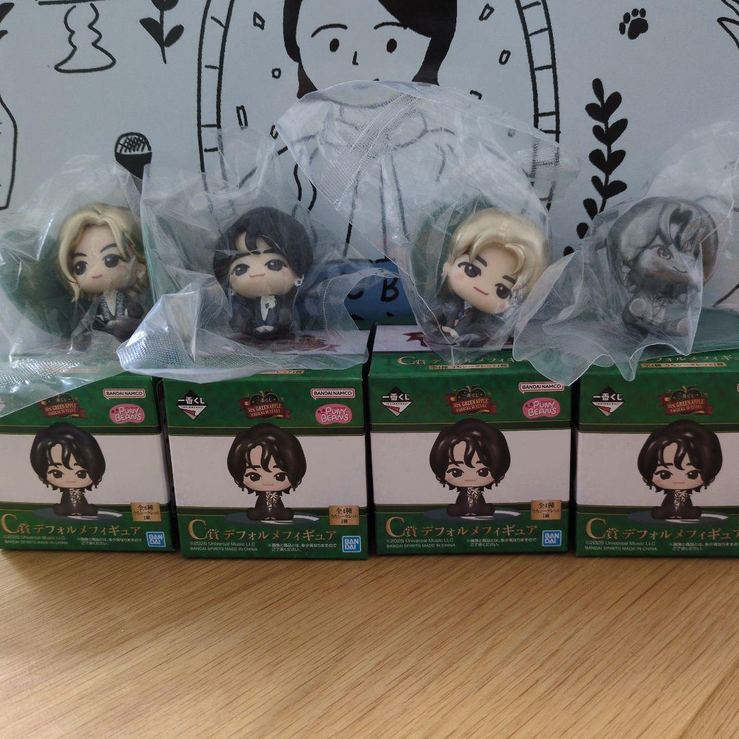 ミセス一番くじ C賞コンプリート4しゅ